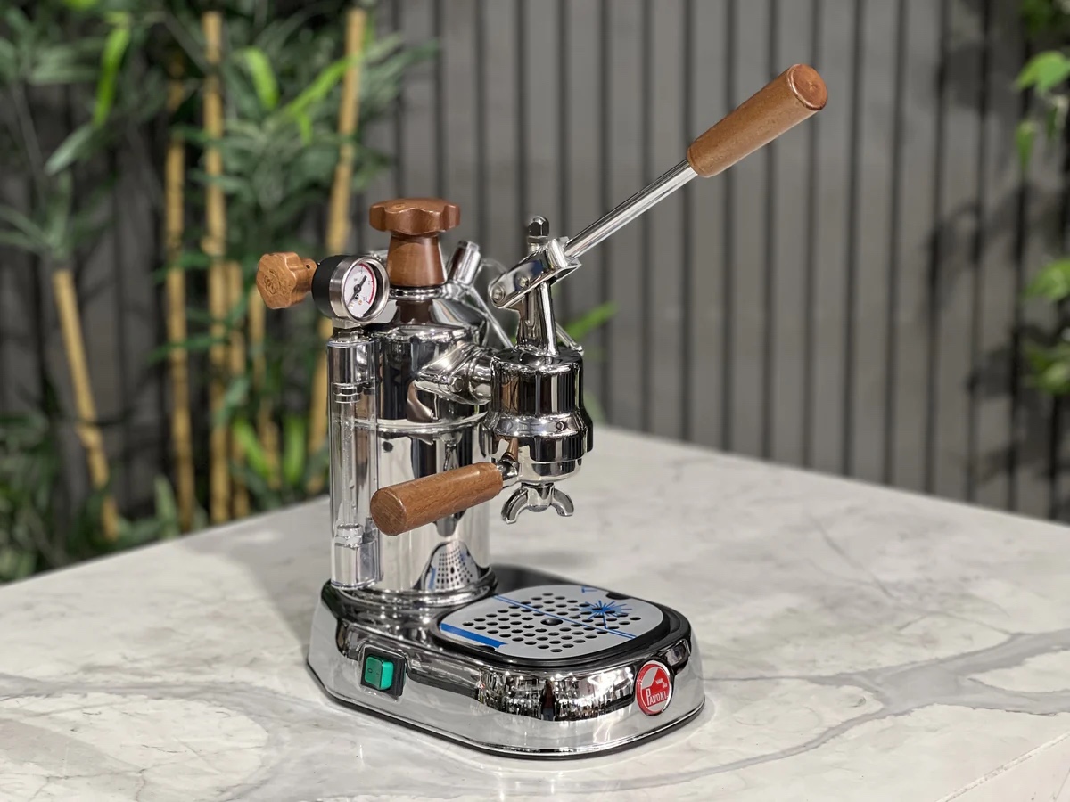 La Pavoni Professional PL 1 Group Stainless & Timber - LFC Coffee